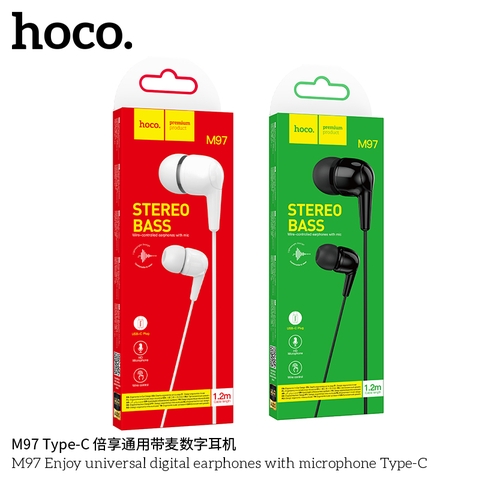 Tai nghe kỹ thuật số đa năng Hoco M97 Enjoy có micrô Type-C