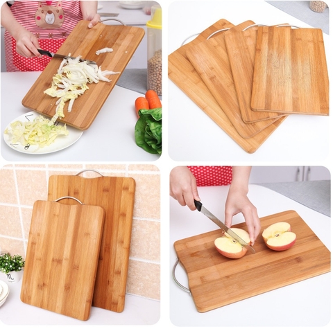 Thớt Gỗ Nhà Bếp Hình Chữ Nhật Bamboo CUTTING BOARD (20x30cm) / pktn sale