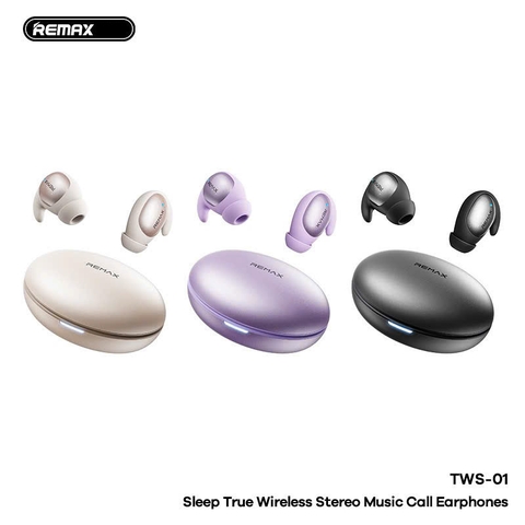 Tai nghe bluetooth REMAX TWS-01 mẫu tai nghe nhét tai True Wireless chính hãng [Bh 1 Năm]