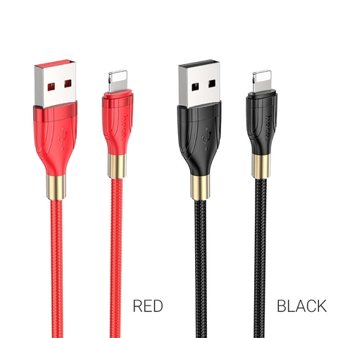 Cáp sạc nhanh 2.4A HOCO U92 cáp USB ra Iphone dài 1m2 chính hãng