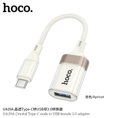 Bộ chuyển đổi(OTG) HOCO UA39A chuyển từ cổng Type C sang cổng USB siêu tiện lợi