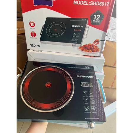 Bếp hồng ngoại cảm ứng SH6017 3500W đa chức năng, dùng nhiều nồi tiện lợi [BH: 1 THÁNG]