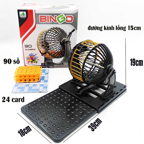 Bộ trò chơi Bingo quay số lớn 90 số [BH: NONE]