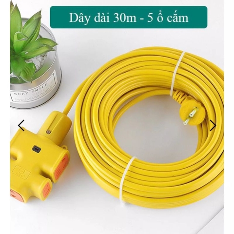 Ổ cắm điện đúc 30m chịu lực công trình màu vàng [BH: 1 TUẦN]