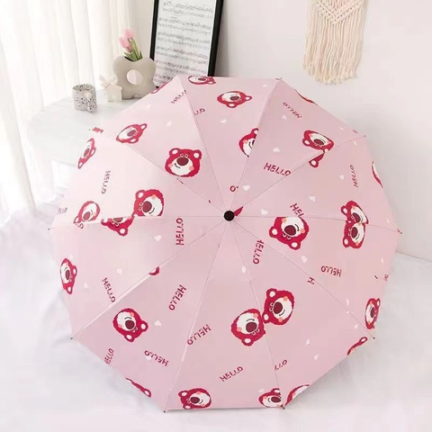 Dù che mưa, che nắng hình gấu Dâu [BH: NONE]