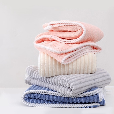 Khăn tắm Cotton mới , thấm hút, kháng khuẩn không rụng lông BH: NONE]