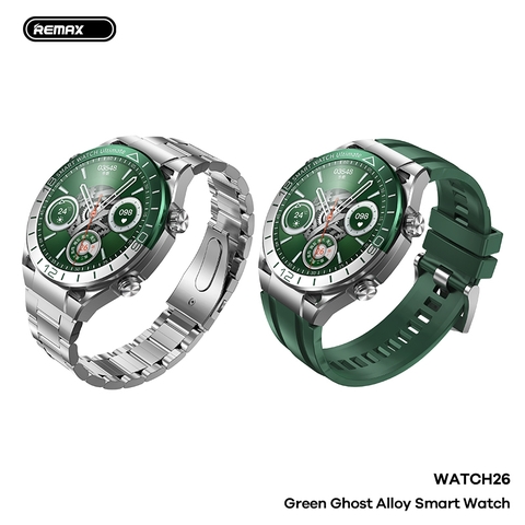 Đồng hồ thông minh REMAX Watch26 màn hình tròn 1.53inch kèm pin 315mAh mẫu mới siêu đẹp [BH 1 năm]