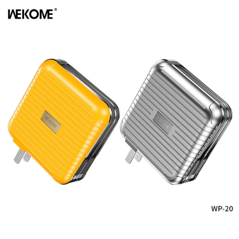 Pin sạc dự phòng WEKOME WP-20 15000mAh sạc kèm dây TypeC và Iphone chính hãng