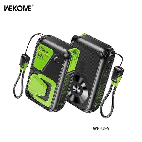 Pin sạc dự phòng WEKOME WP-95 20000mAh kiêm sạc không dây siêu tiện lợi