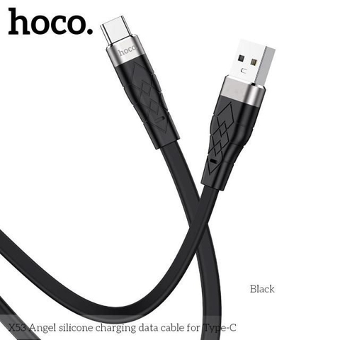 Cáp sạc nhanh 3A HOCO X53 cáp silicone usb ra Type C dài 1m chính hãng