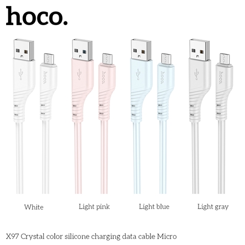 Cáp sạc nhanh dây dù HOCO X97 usb ra Samsung micro dài 1M chính hãng [BH 1 Năm]
