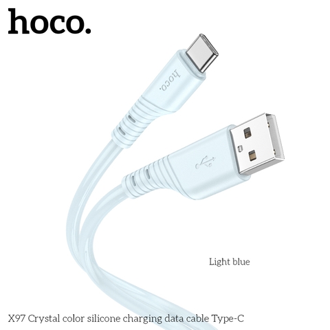 Cáp sạc nhanh dây dù HOCO X97 usb ra Type C dài 1M chính hãng [BH 1 Năm]