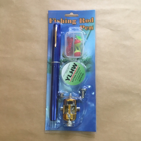 Cần câu bút MINI KÈM PHỤ KIỆN 8 MÓN C-100  dài 1m [BH: NONE] / pktn sale