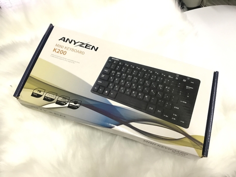 Bàn phím  MINI  có dây văn phòngAnyzen [BH: 6 tháng]