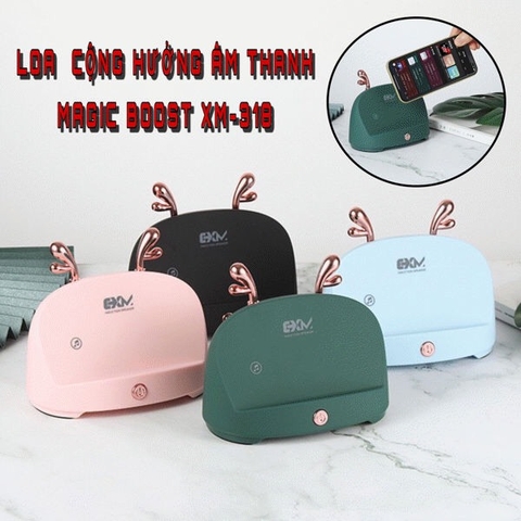 Loa bluetooth cộng hưởng tai hươu XM-318 [BH 3 tháng] / pktn sale