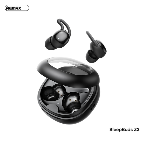 Tai nghe bluetooth REMAX SleepBuds Z3 Airpods True Wireless mẫu mới pin tai 30mAh pin dock 250mAh siêu trâu [BH 1 Năm]