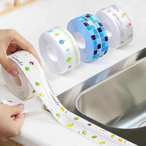 1 Cuộn băng keo dán viền nhà bếp chống thấm [BH: NONE]
