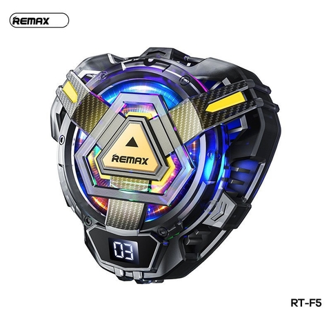 Quạt điện thoại REMAX RT-F5 tản nhiệt sò lạnh khi chơi game chính hãng [BH 1 năm]