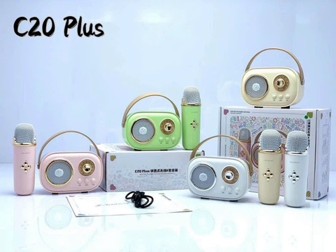 Loa bluetooth karaoke C2 / C2 Plus tặng kèm 1 micro không dây [BH: 3 THÁNG]