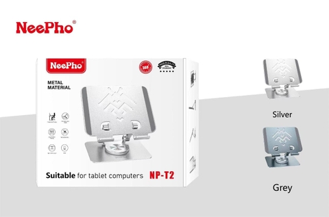 Giá đỡ điện thoại, ipad metal NEEPHO NP-T2 chính hãng xoay 360 độ siêu xịn