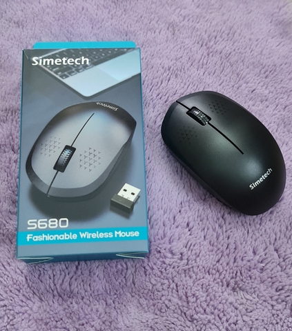 Chuột không dây Simetech S680 chính hãng [BH 1 năm] / pktn sale
