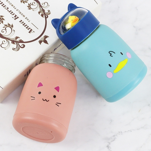 Bình nước THÚ LƯỜI 360ml  chịu nhiệt cho bé- nhiều hình ngẫu nhiên tùy lô [BH: NONE] 1l1b10