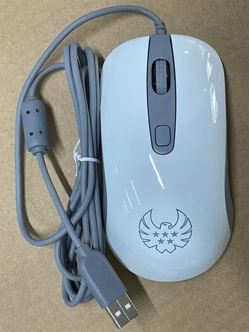 CHUỘT LINKTOP GAMING CAO CẤP S02 LED RGB 3050IC VÀ 20 TRIỆU CLICK (màu trắng) [bh 6 tháng]