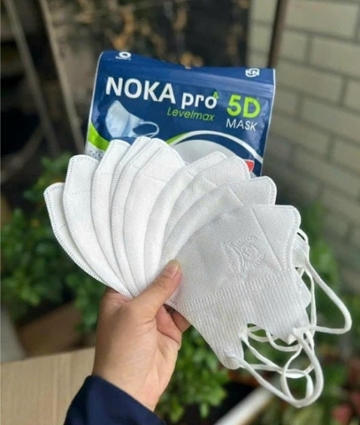 Thùng 100 cái khẩu trang NOKA PRO 5D MAX [thùng10 bịch, mỗi bịch 10 cái]