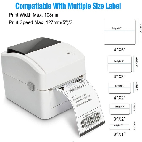 Máy in mã vạch XPRINTER 420B USB + BLUETOOTH KHỔ IN 108MM chính hãng [BH 6 THÁNG]