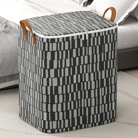 Túi đựng chăn màn, quần áo cỡ lớn có khóa kéo (50x50x40cm) [BH: NONE]