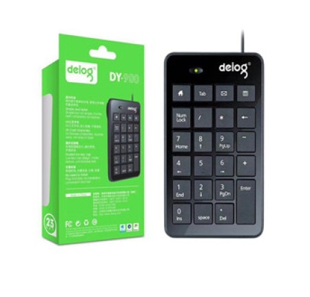 Bàn phím máy tính DEIOG DY-900 kỹ thuật số có dây số rời chính hãng [BH 1 Năm]
