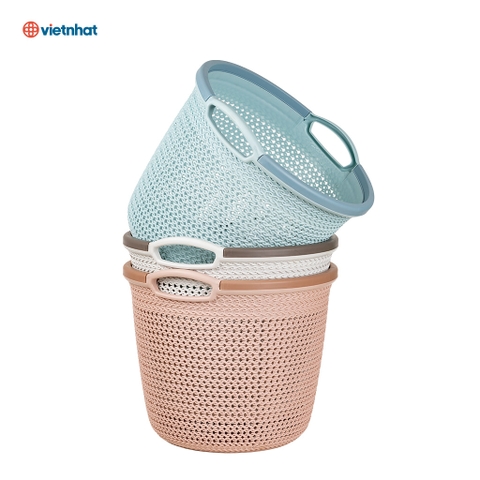 Giỏ nhựa đựng đồ HKR5132 Size 42cm x 27cm x 35.5cm [BH: NONE] 1l1d8