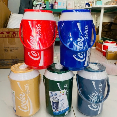 Bình đá, bình nước 1.5L logo Nước Ngọt có nắp đậy kèm quai xách tiện lợi [BH: NONE]