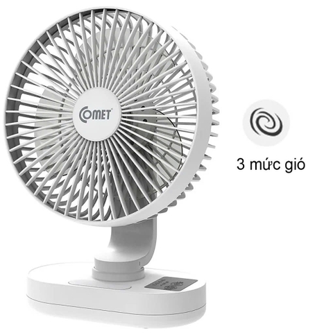 Quạt sạc tích điện 6W CM1406 3 chế độ, để bàn siêu tiện lợi [BH: 1 TUẦN]