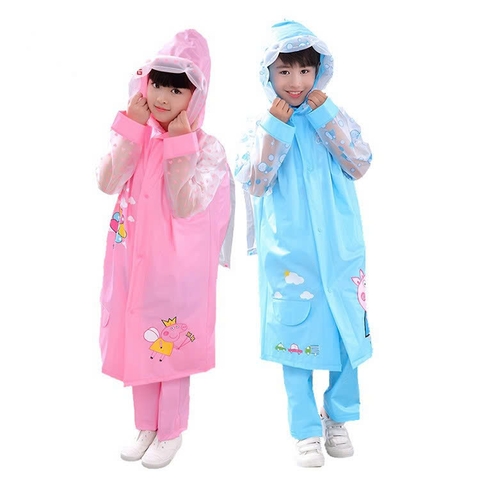 ÁO MƯA MĂN TÔ CHO BÉ 1.3m- 1.5m nhiều mẫu hoạt hình [BH: NONE] 1l1d8