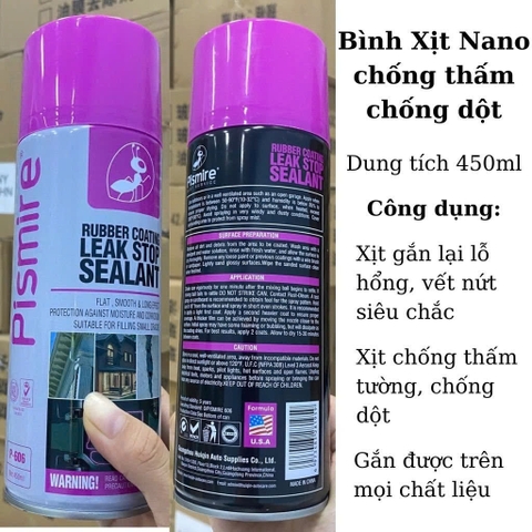Bình xịt đa năng chống thấm Pismire 450ml [BH: NONE]