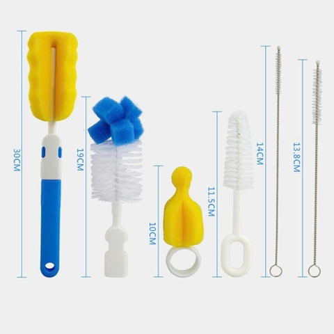 Set cọ rửa bình sữa 6 chi tiết [BH: NONE]