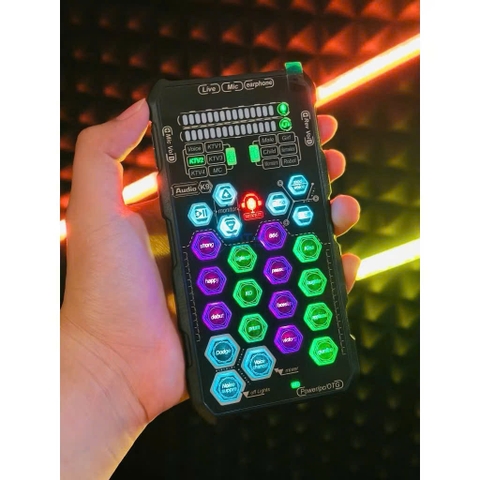 Soundcard mini livetream TikTok K9 mẫu mới 2024 siêu đẹp siêu hay