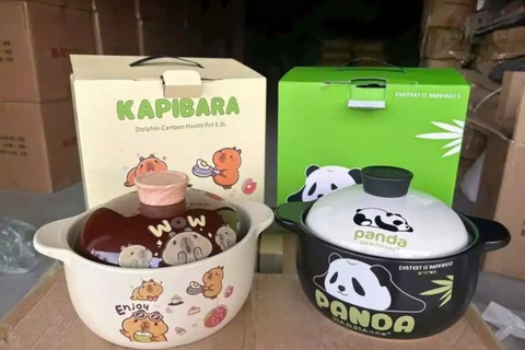 Nồi đất tráng men PANDA/ KAPIBARA 3.5L (tùy lô) [BH: NONE]
