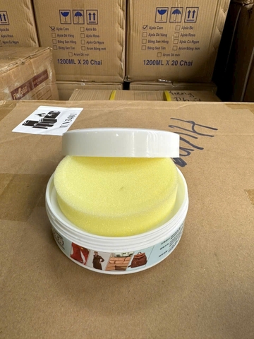 Hủ sáp lau đa năng, lau giày, túi xách, áo da, giày da  v.v kèm mút lau [BH: NONE] 1l9d11