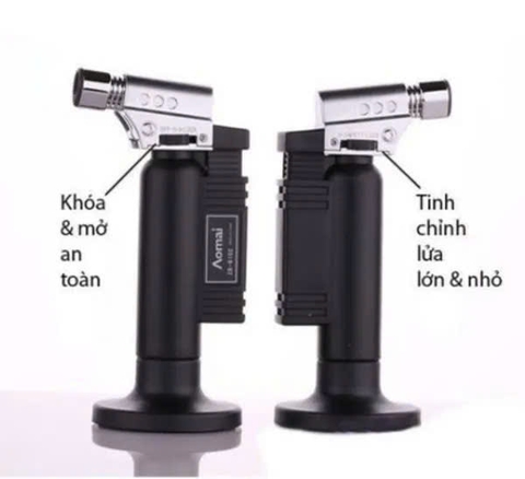 Bút khò gas 2 in 1 Aomai 8102 có khóa an toàn và chỉnh gas theo ý muốn [BH 1 Tuần]