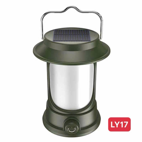 Đèn cắm trại di động ngoài trời LY17 có móc treo siêu sáng vừa sạc năng lượng mặt trời vừa sạc cổng USB siêu tiện lợi [BH 1 Tháng]6l8