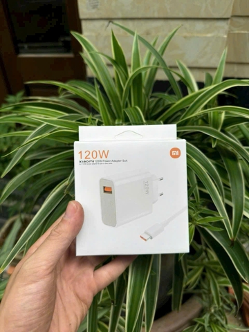 Bộ sạc nhanh 120W MAX XIAOMI G59  (cóc 1 cổng USB designed by Xiaomi + cáp usb ra Type-C) [BH 3 tháng]