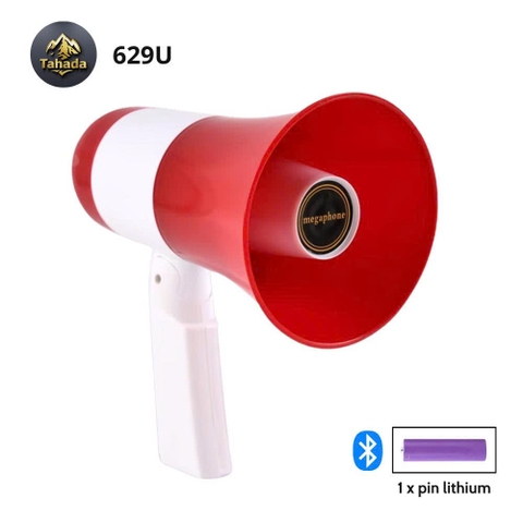 Loa phóng thanh TAHADA 629U (1 pin) có ghi âm mẫu loa có bluetooth công suất 100w chính hãng