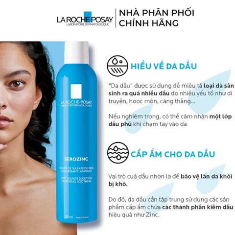 Xịt Khoáng La Roche Posay Serozinc 150ml