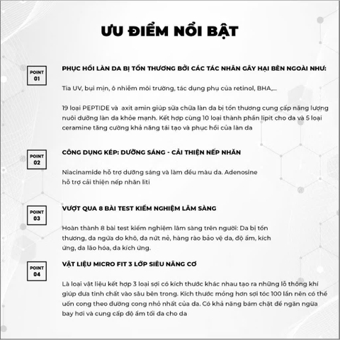 Mặt Nạ Super Clam Repairing Mask Phục Hồi Làm Dịu Da Cấp Tốc