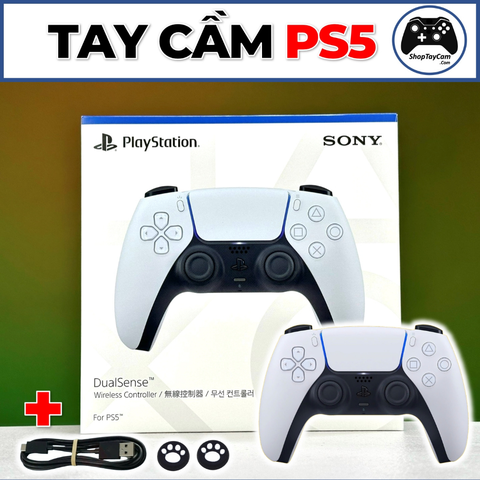 Tay cầm chơi game Ps5 Dualsense Wireless hàng chính hãng Bảo Hành 12 Tháng