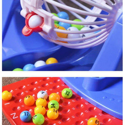 Bộ đồ chơi lồng cầu Bingo lotto xổ số