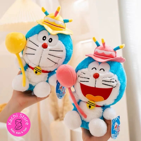 Búp bê Doraemon nhồi bông Sinh nhật của Mèo Máy