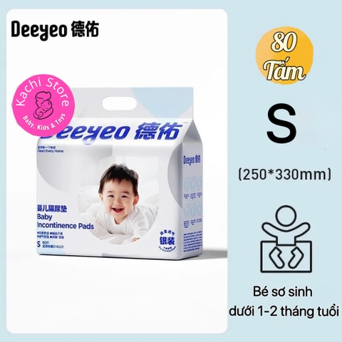 Deeyeo gói Bạc - Tấm lót tã chống thấm dùng 1 lần thay tã bỉm cho bé & mẹ sau sinh
